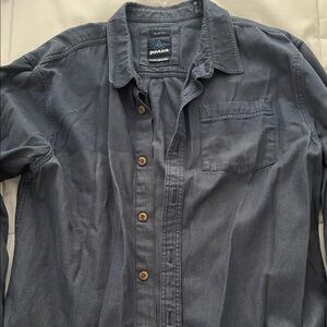Prana Charcoal Slim Fit Shirt